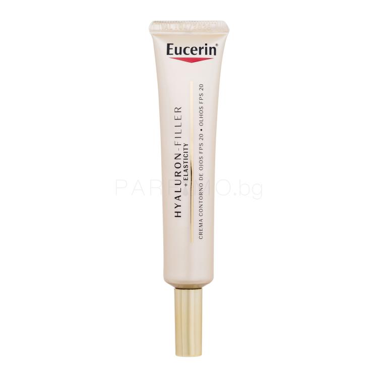 Eucerin Hyaluron-Filler + Elasticity SPF20 Околоочен крем за жени 15 ml