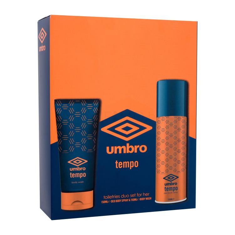 UMBRO Tempo Подаръчен комплект дезодорант 150 ml + душ гел 150 ml увредена кутия