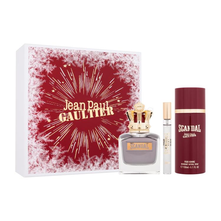 Jean Paul Gaultier Scandal Подаръчен комплект EDT 100 ml + дезодорант 150 ml + EDT 10 ml