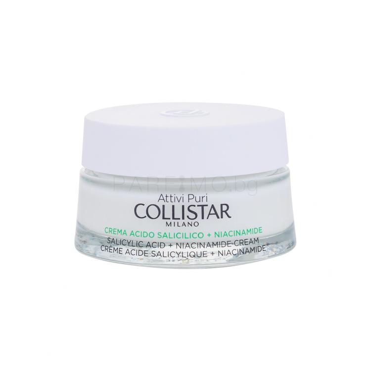 Collistar Pure Actives (Attivi Puri) Salicylic Acid + Niacinamide Cream Дневен крем за лице за жени 50 ml