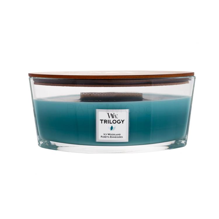 WoodWick Trilogy Icy Woodland Ароматна свещ 453,6 g