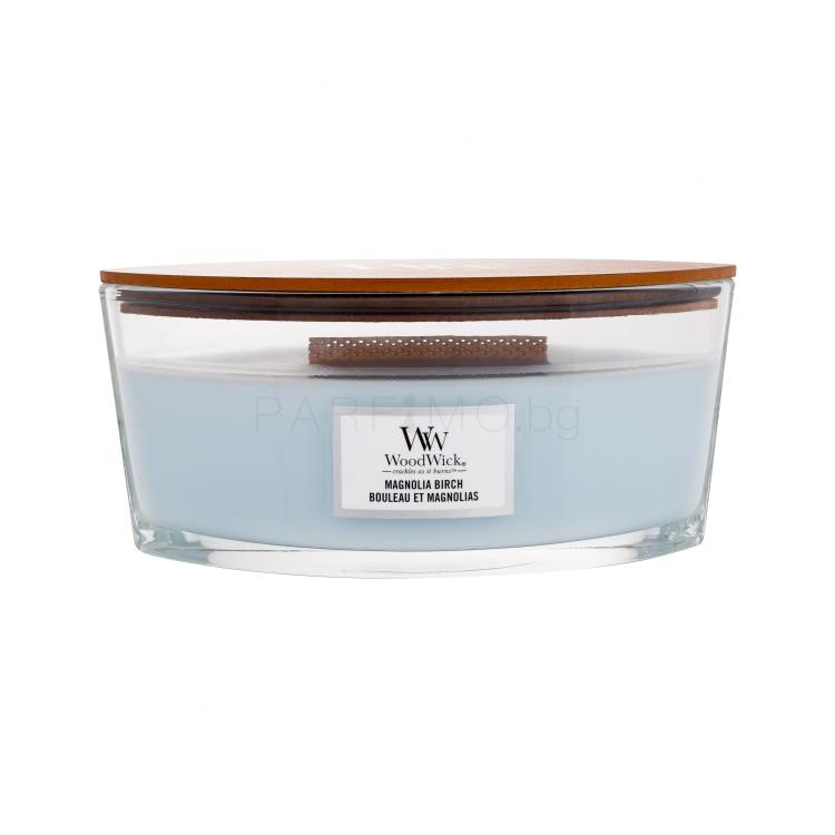 WoodWick Magnolia Birch Ароматна свещ 453,6 g