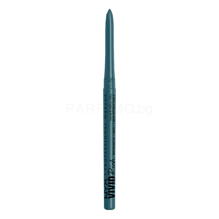 NYX Professional Makeup Vivid Rich Mechanical Liner Молив за очи за жени 0,28 g Нюанс 13 Aquamarine Dream