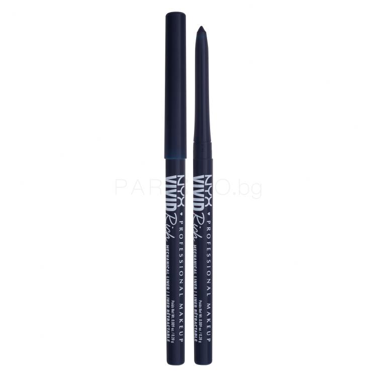 NYX Professional Makeup Vivid Rich Mechanical Liner Молив за очи за жени 0,28 g Нюанс 14 Saphire Bling