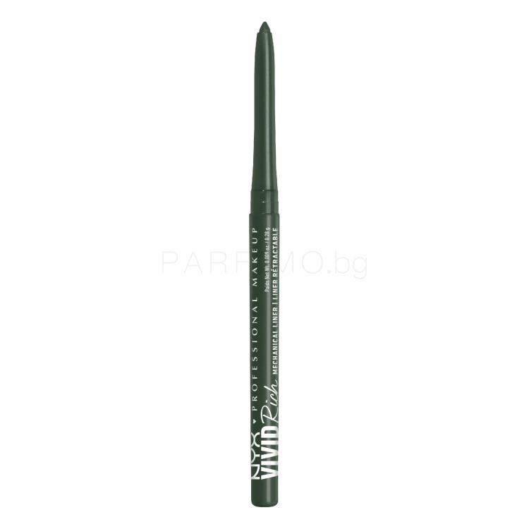 NYX Professional Makeup Vivid Rich Mechanical Liner Молив за очи за жени 0,28 g Нюанс 08 Emerald Empire