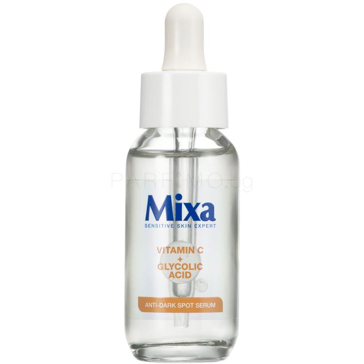 Mixa Vitamin C + Glycolic Acid Anti-Dark Spot Serum Серум за лице за жени 30 ml