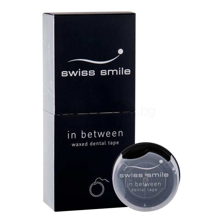 swiss smile Waxed Dental Tape Конец за зъби 1 бр