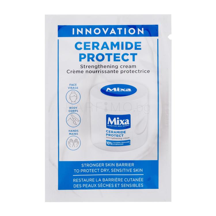 Mixa Ceramide Protect Strengthening Cream Крем за тяло за жени 7 ml