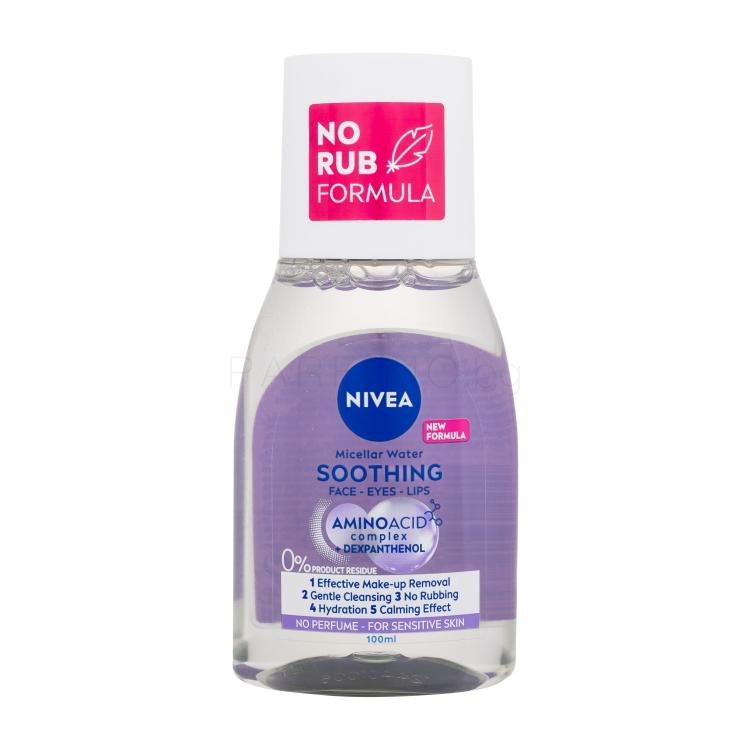 Nivea Micellar Water Soothing Мицеларна вода за жени 100 ml