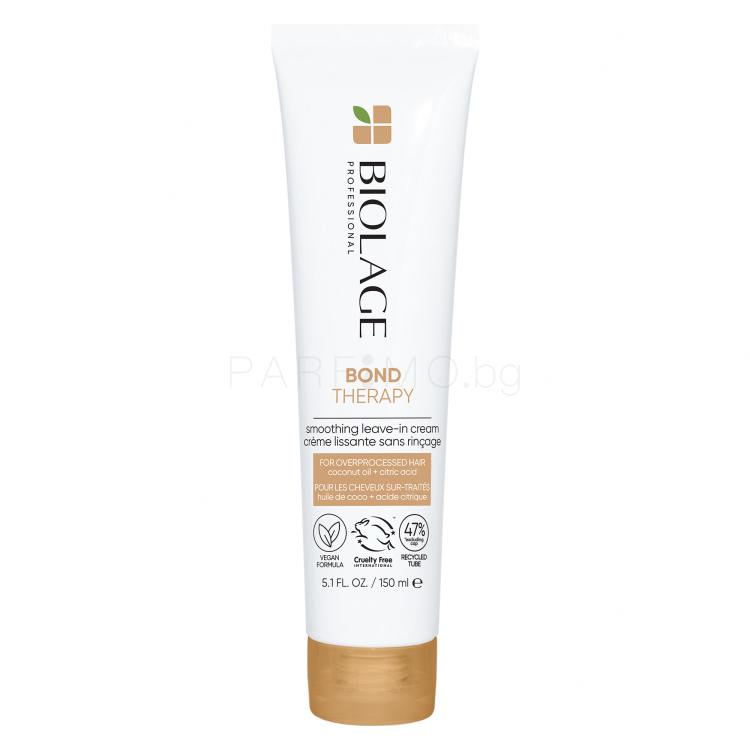 Biolage Bond Therapy Smoothing Leave-In Cream Грижа „без отмиване“ за жени 150 ml