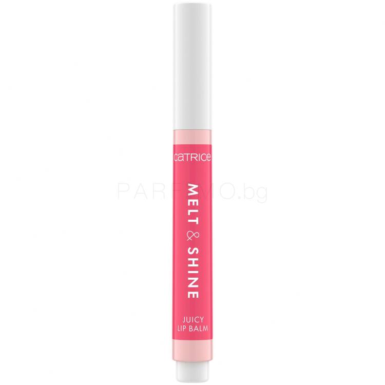 Catrice Melt &amp; Shine Juicy Lip Balm Балсам за устни за жени 1,3 g Нюанс 050 Resting Beach Face