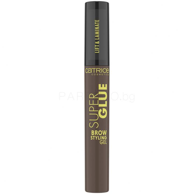 Catrice Super Glue Brow Styling Gel Гел и помада за вежди за жени 4 ml Нюанс 030 Deep Brown