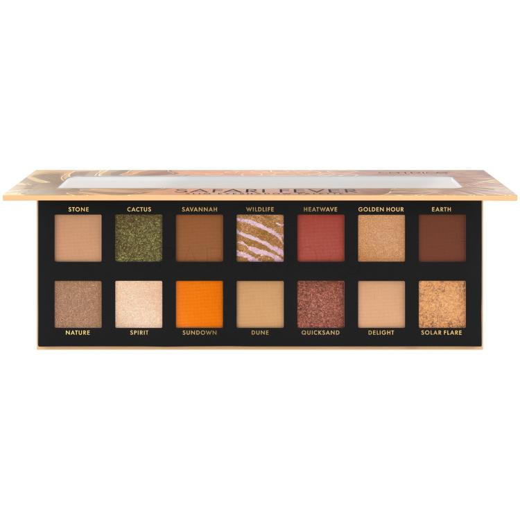 Catrice Safari Fever Slim Eyeshadow Palette Сенки за очи за жени 10,6 g Нюанс 010 Wild Life