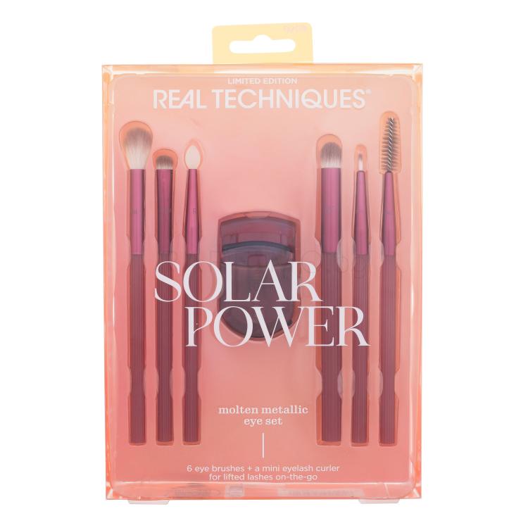 Real Techniques Solar Power Molten Metallic Eye Set Четка за жени Комплект