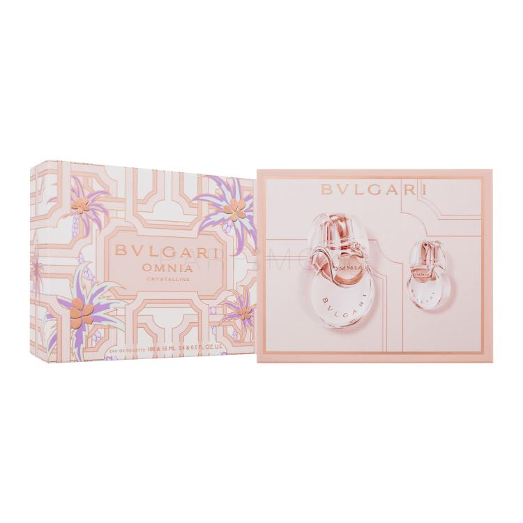 Bvlgari Omnia Crystalline Подаръчен комплект EDT 100 ml + EDT 15 ml