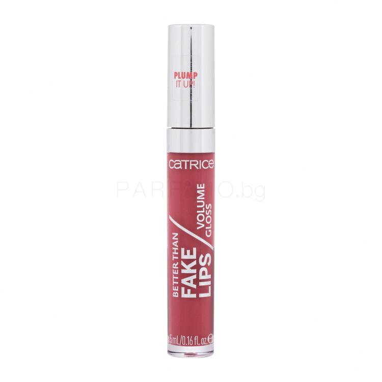 Catrice Better Than Fake Lips Блясък за устни за жени 5 ml Нюанс 050 Plumping Pink