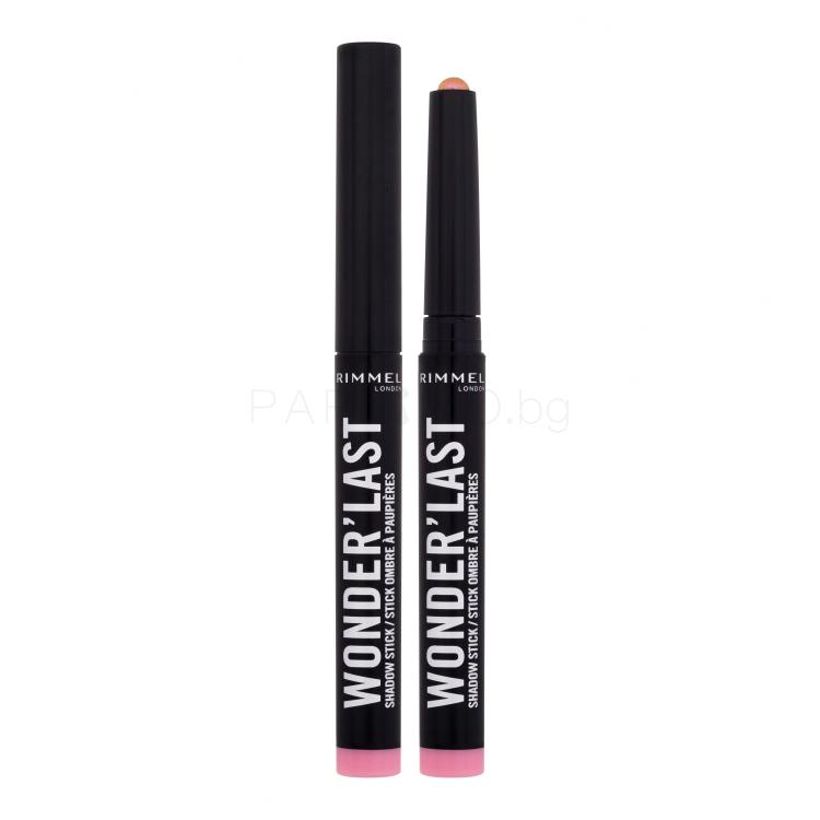 Rimmel London Wonder&#039;Last Shadow Stick Сенки за очи за жени 1,64 g Нюанс 006 Mermaid Blush