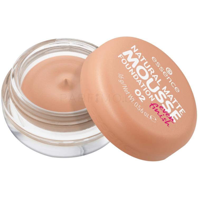 Essence Natural Matte Mousse Фон дьо тен за жени 16 g Нюанс 02