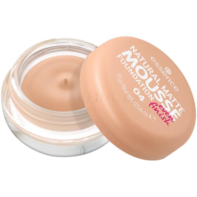 Essence Natural Matte Mousse Фон дьо тен за жени 16 g Нюанс 04