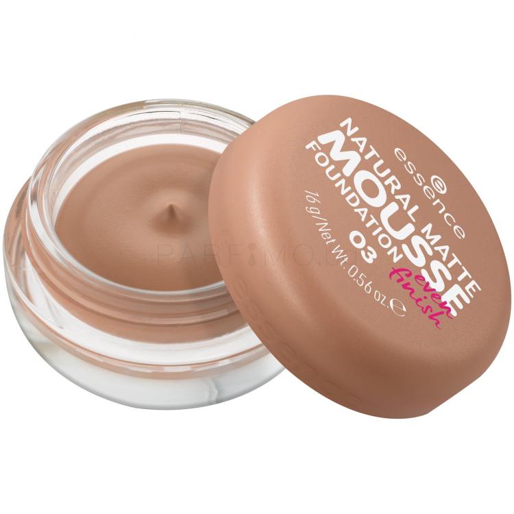 Essence Natural Matte Mousse Фон дьо тен за жени 16 g Нюанс 03