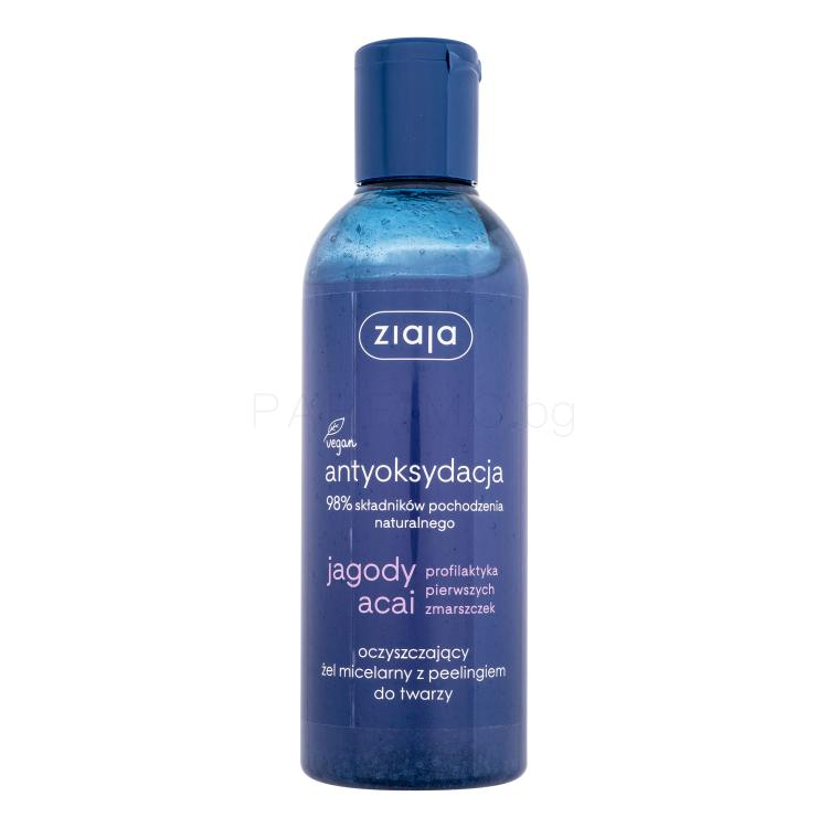 Ziaja Acai Berry Antioxidation Micellar Cleansing Face Scrub Gel Почистващ гел за жени 200 ml