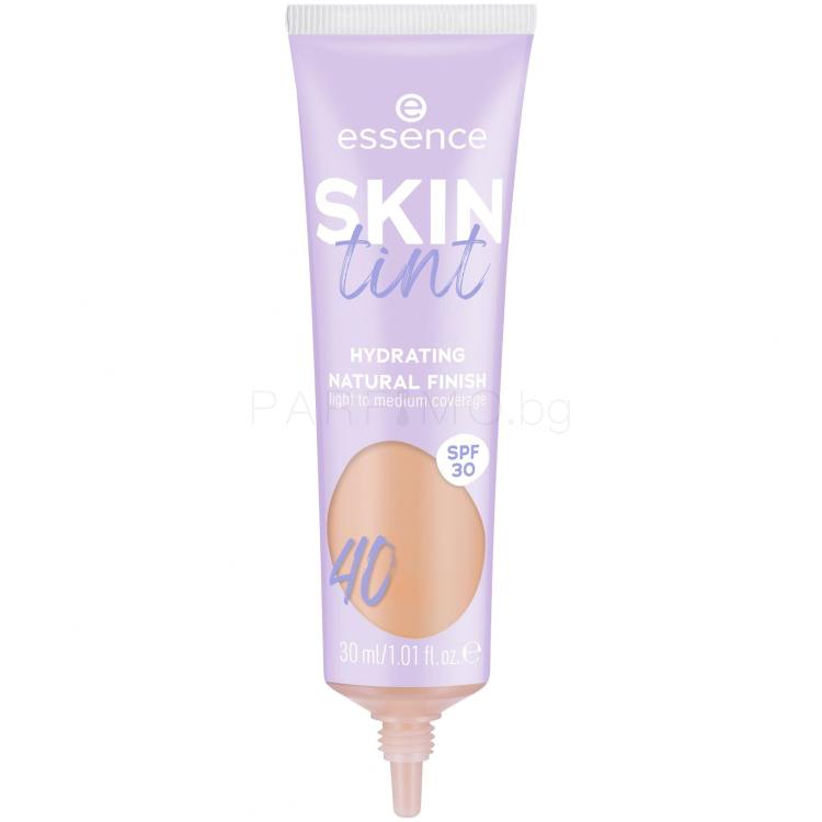 Essence Skin Tint Hydrating Natural Finish SPF30 Фон дьо тен за жени 30 ml Нюанс 40