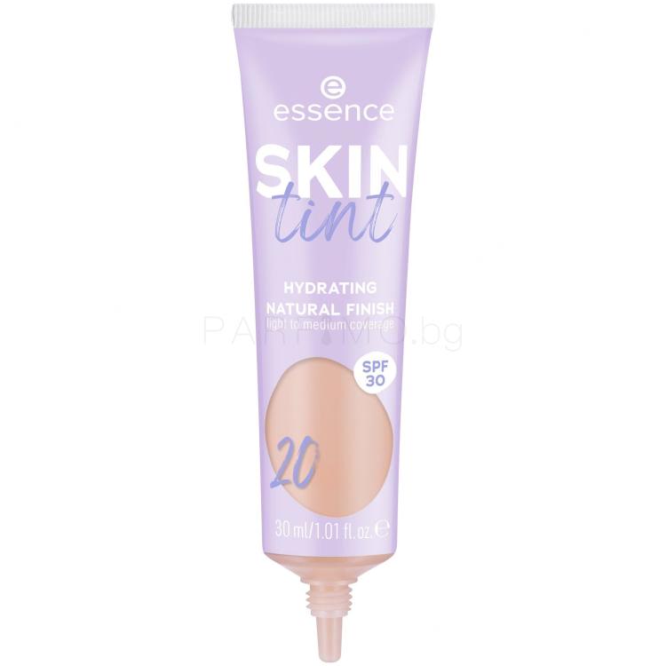 Essence Skin Tint Hydrating Natural Finish SPF30 Фон дьо тен за жени 30 ml Нюанс 20