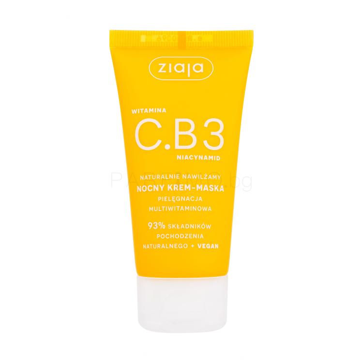 Ziaja Vitamin C.B3 Niacinamide Night Cream-Mask Нощен крем за лице за жени 50 ml