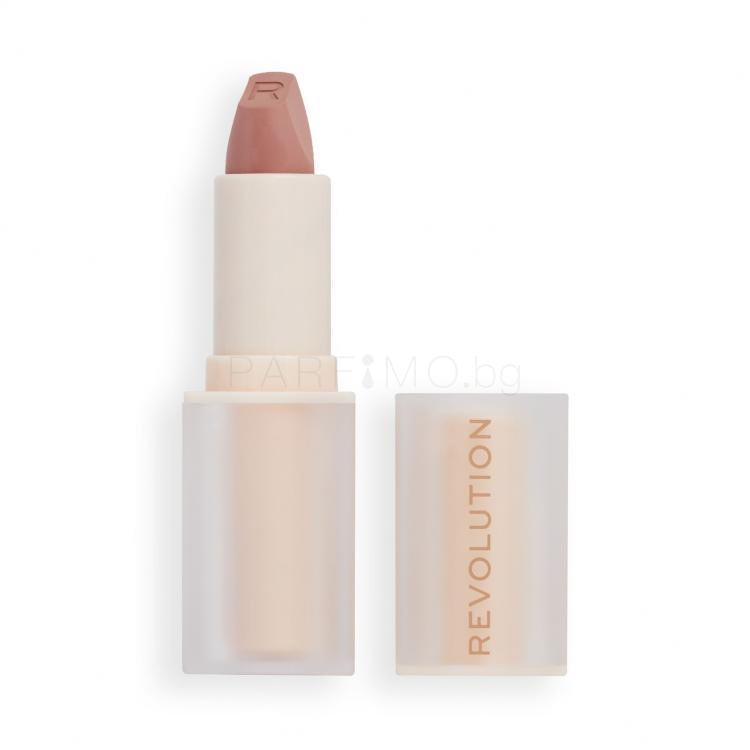 Makeup Revolution London Lip Allure Soft Satin Lipstick Червило за жени 3,2 g Нюанс Queen Pink