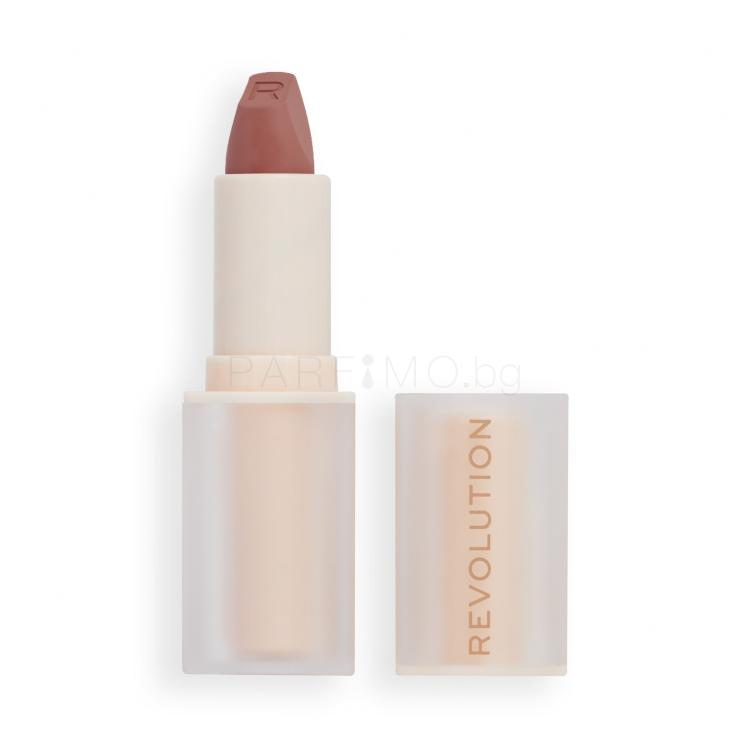 Makeup Revolution London Lip Allure Soft Satin Lipstick Червило за жени 3,2 g Нюанс Wifey Dusky Pink