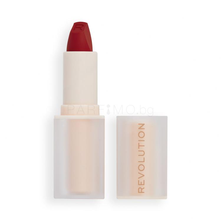 Makeup Revolution London Lip Allure Soft Satin Lipstick Червило за жени 3,2 g Нюанс CEO Brick Red