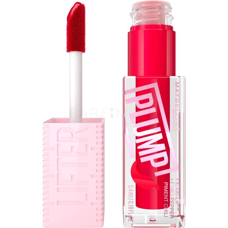 Maybelline Lifter Plump Блясък за устни за жени 5,4 ml Нюанс 004 Red Flag