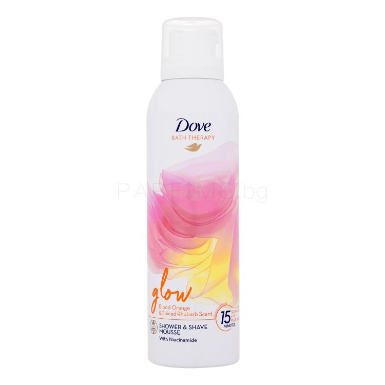 Dove Bath Therapy Glow Shower &amp; Shave Mousse Душ пяна за жени 200 ml