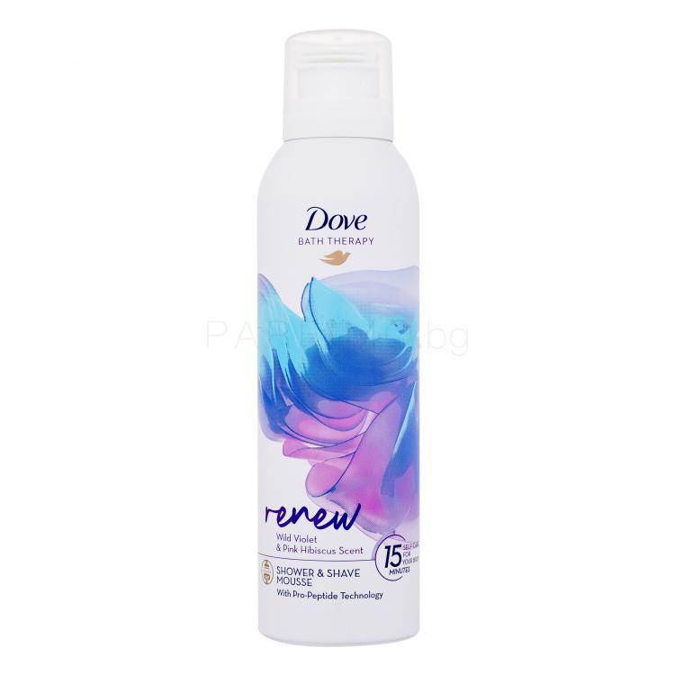 Dove Bath Therapy Renew Shower &amp; Shave Mousse Душ пяна за жени 200 ml