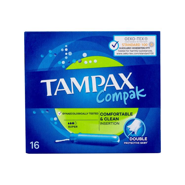 Tampax Compak Super Тампон за жени Комплект