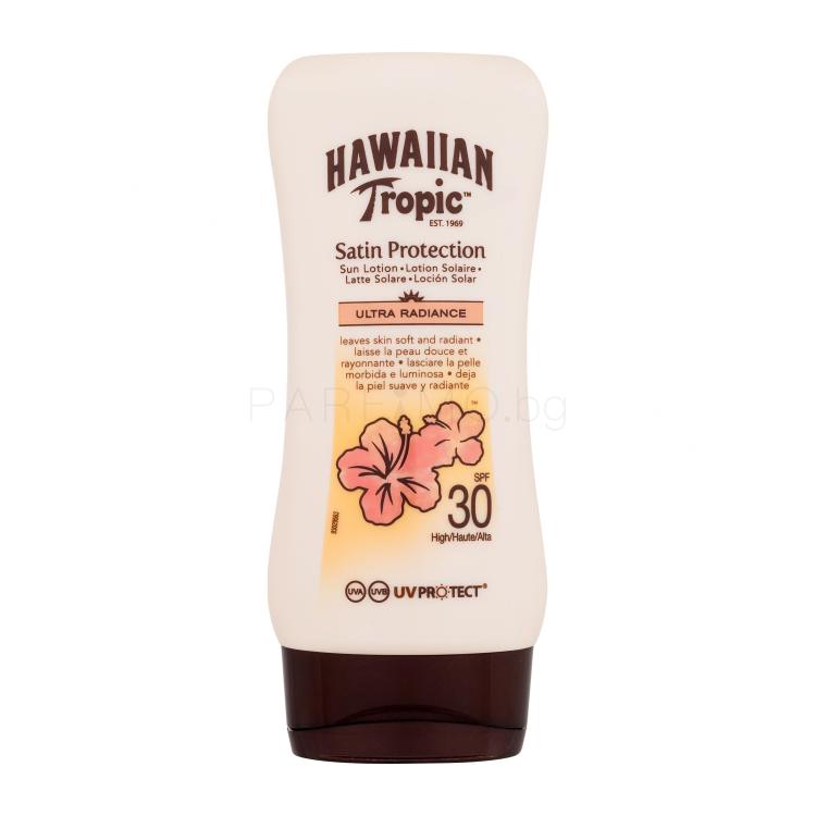 Hawaiian Tropic Satin Protection Ultra Radiance Sun Lotion SPF30 Слънцезащитна козметика за тяло 180 ml