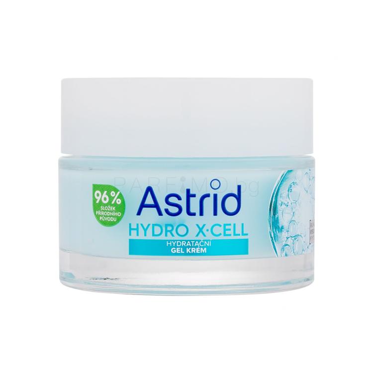 Astrid Hydro X-Cell Hydrating Gel Cream Дневен крем за лице за жени 50 ml