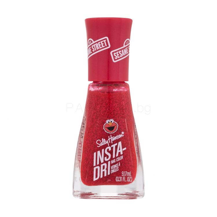 Sally Hansen Insta-Dri Sesame Street Лак за нокти за жени 9,17 ml Нюанс 130 Elmo Loves Hue