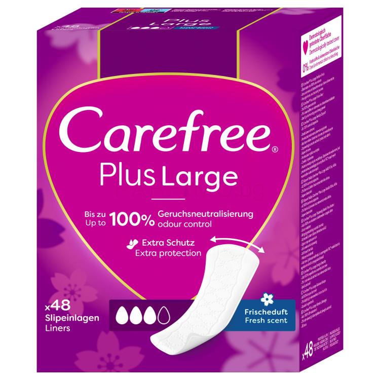 Carefree Plus Large Fresh Scent Ежедневна дамска превръзка за жени Комплект