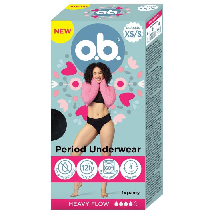 o.b. Period Underwear XS/S Менструални бикини за жени 1 бр