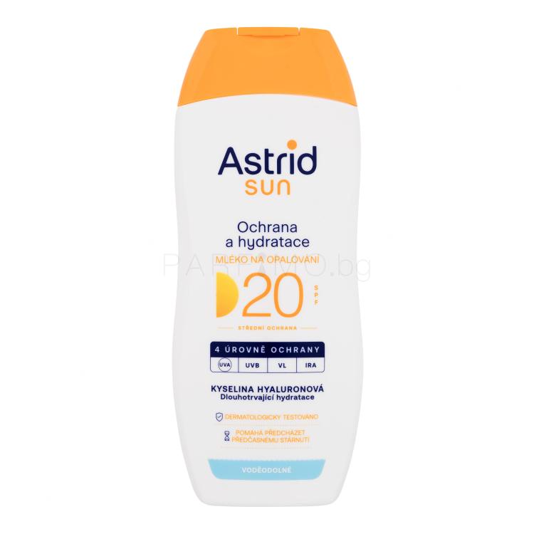 Astrid Sun Moisturizing Suncare Milk SPF20 Слънцезащитна козметика за тяло 200 ml