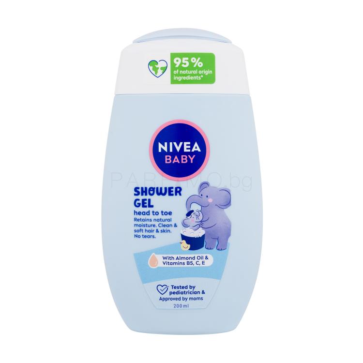 Nivea Baby Head To Toe Shower Gel Душ гел за деца 200 ml