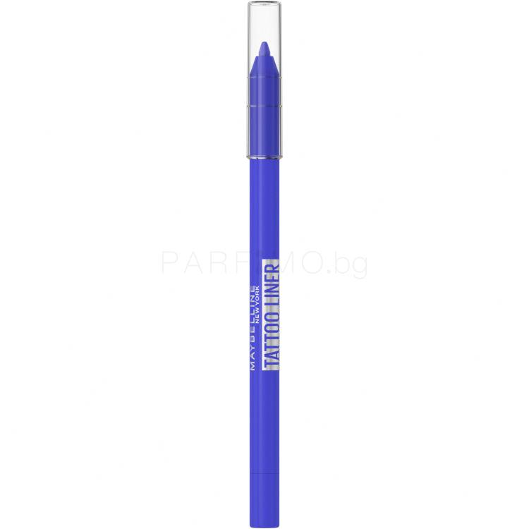 Maybelline Tattoo Liner Gel Pencil Молив за очи за жени 1,3 g Нюанс 819 Galactic Cobalt