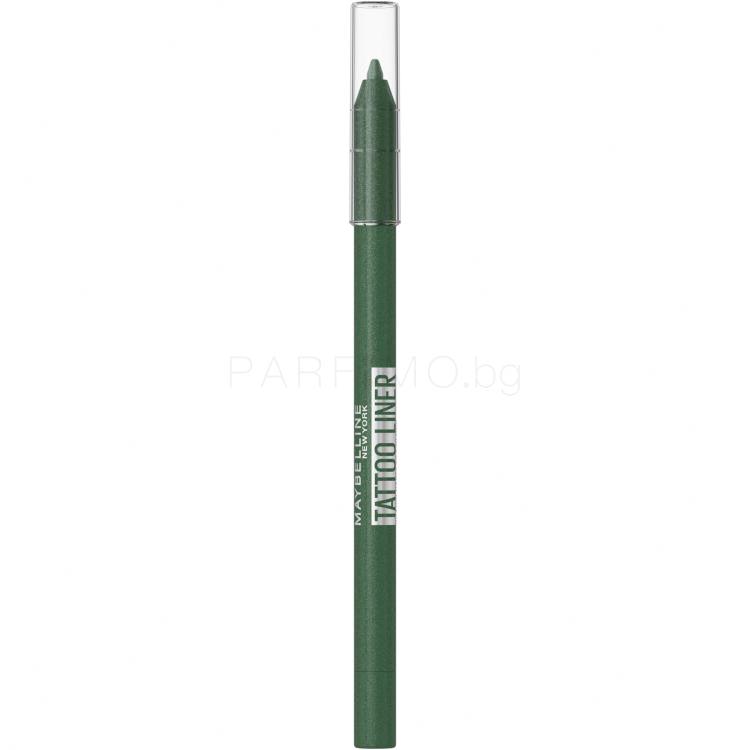 Maybelline Tattoo Liner Gel Pencil Молив за очи за жени 1,3 g Нюанс 817 Hunter Green