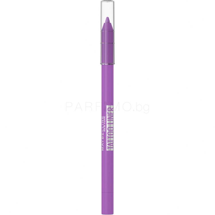 Maybelline Tattoo Liner Gel Pencil Молив за очи за жени 1,3 g Нюанс 801 Purple Pop