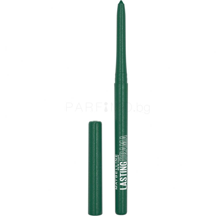 Maybelline Lasting Drama Automatic Gel Pencil Молив за очи за жени 0,31 g Нюанс 40 Green With Envy