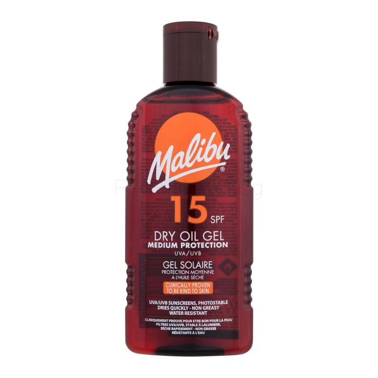 Malibu Dry Oil Gel SPF15 Слънцезащитна козметика за тяло 200 ml