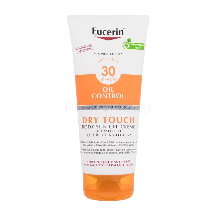 Eucerin Sun Oil Control Dry Touch Body Sun Gel-Cream SPF30 Слънцезащитна козметика за тяло 200 ml увредена опаковка