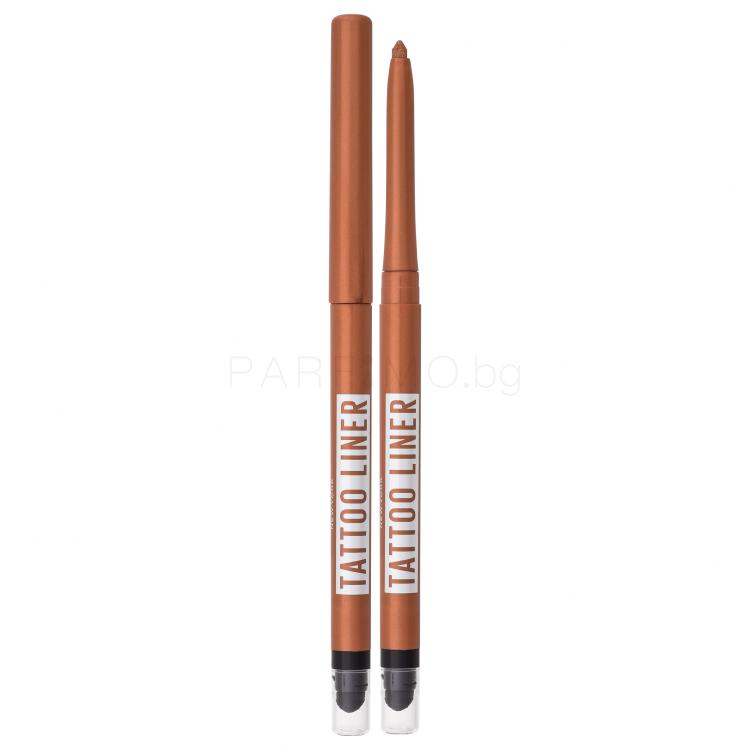 Maybelline Tattoo Liner Automatic Gel Pencil Молив за очи за жени 0,73 g Нюанс 080 Copper Nights