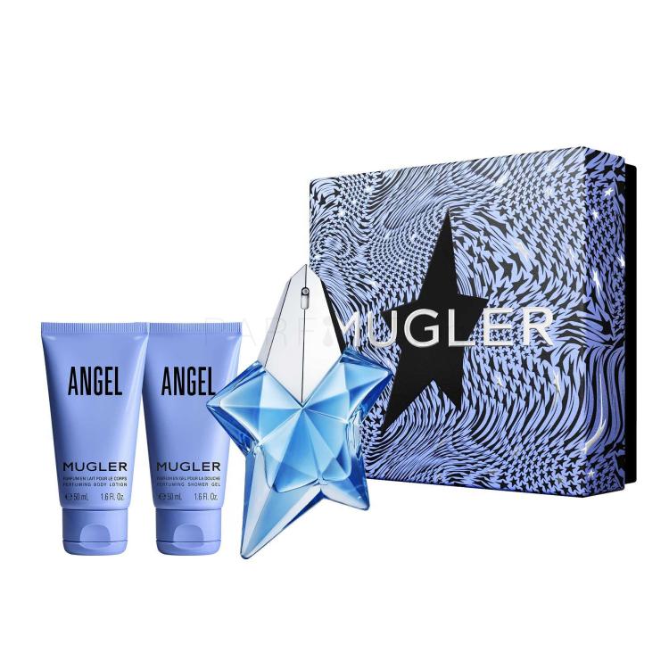 Mugler Angel SET1 Подаръчен комплект EDP 25 ml + лосион за тяло 50 ml + душ гел 50 ml